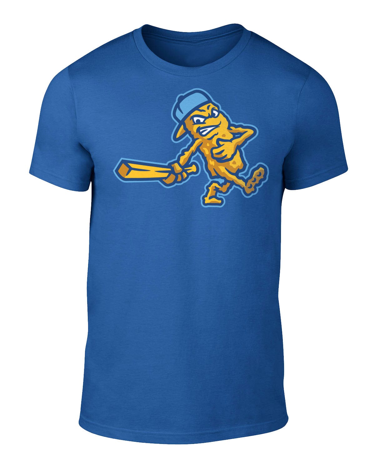 T-shirt 100% Cotton | Fish Sticks Primary Logo | Royal Blue