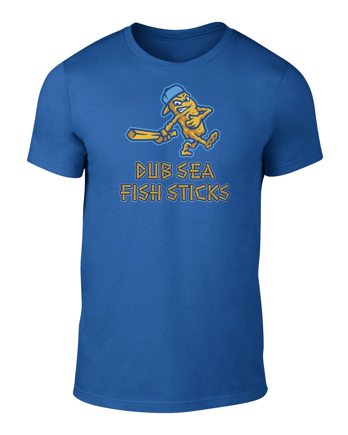 T-shirt 100% Cotton | Fish Sticks Secondary Logo | Royal Blue