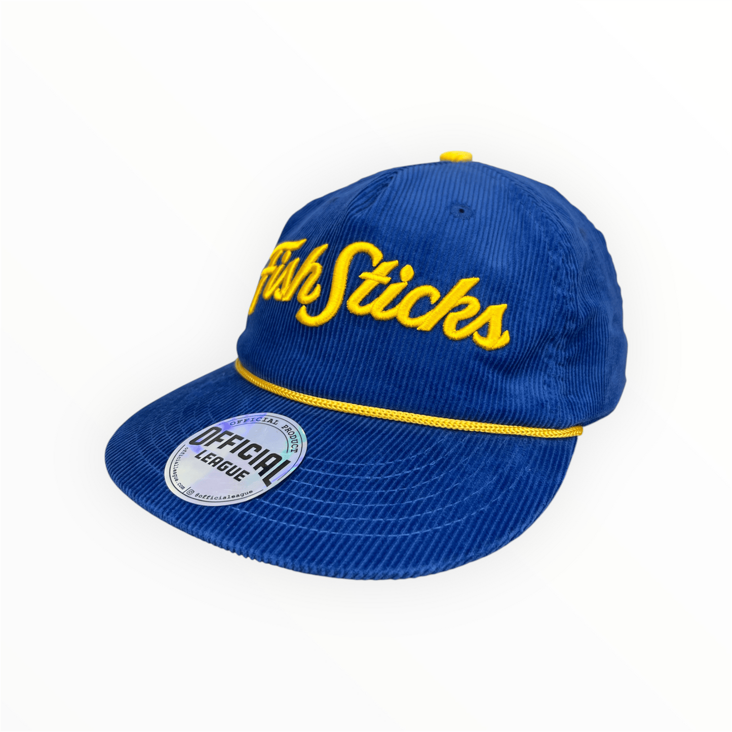 Official League | Text Logo | Dark Blue | Cord Hat