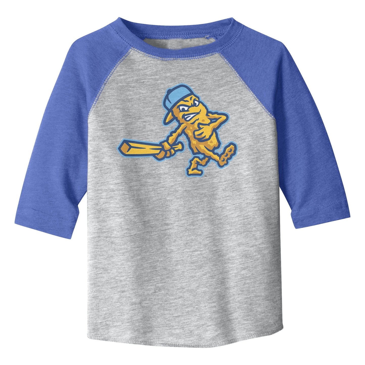 Toddler baseball tee for the minor league baseball team in Seattle, Wa, the DubSea Fish Sticks.