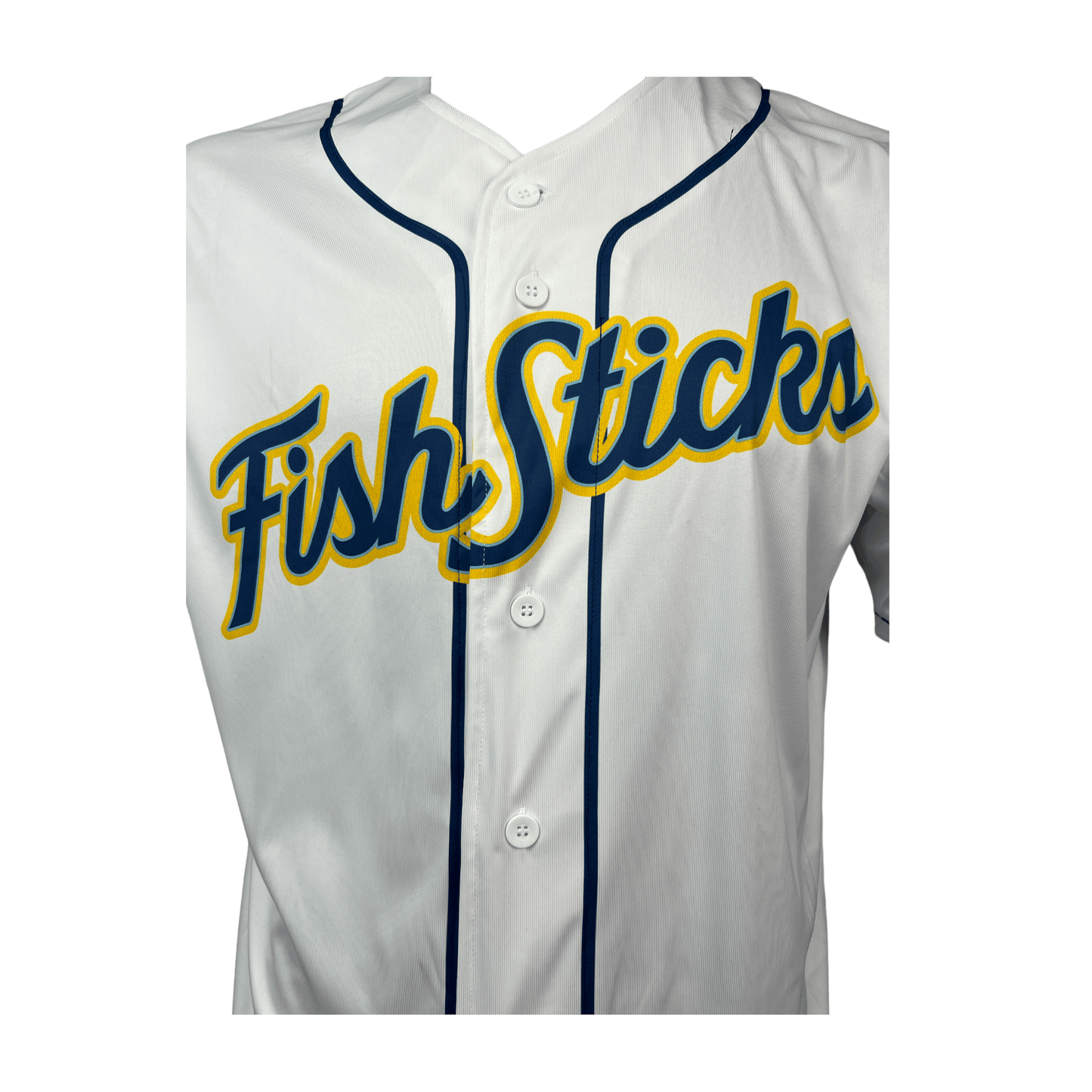 Fish Sticks 2022 White On Field Jersey