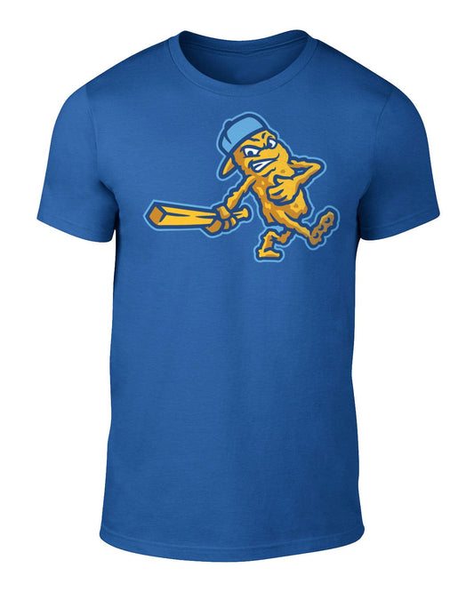 T-shirt 100% Cotton | Fish Sticks Primary Logo | Royal Blue
