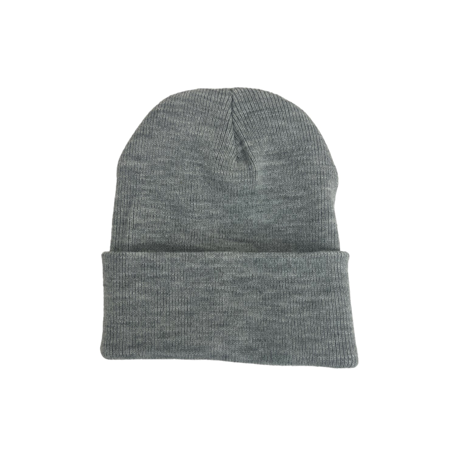 Back of the Fish Sticks classic grey beanie.