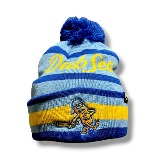 Official League | Royal & Navy | Fish Sticks Pom Beanie Hat