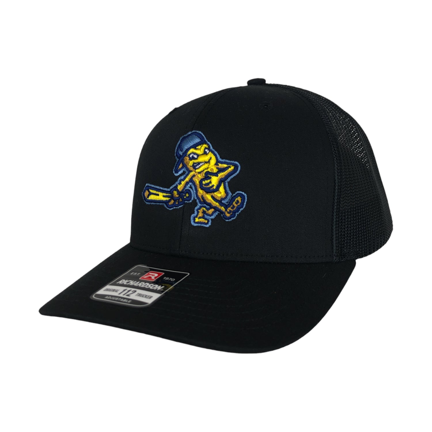 DubSea Fish Sticks black, adjustable, Richardson 112 trucker hat.