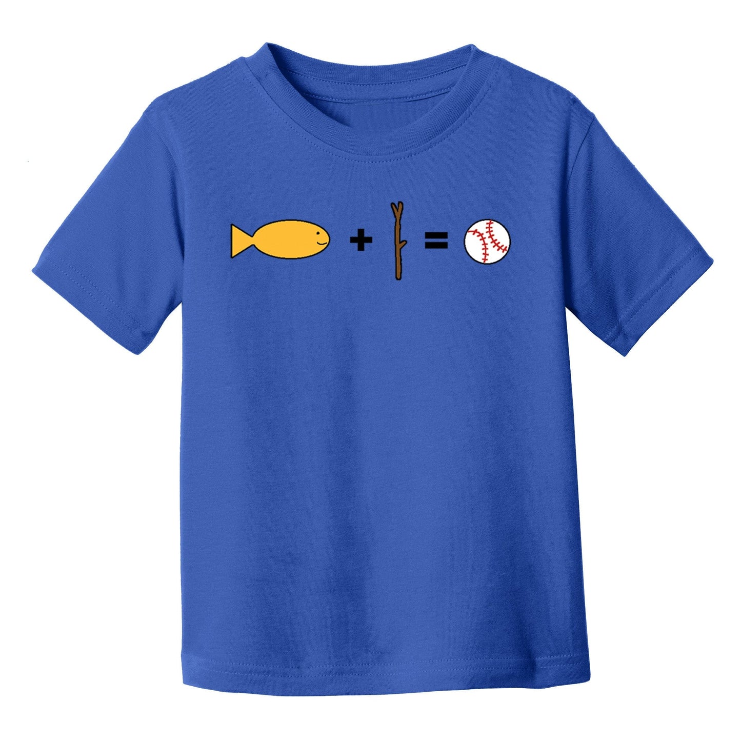 Rabbit Skins Toddler T-Shirt | MS Paint Logo | Royal Blue