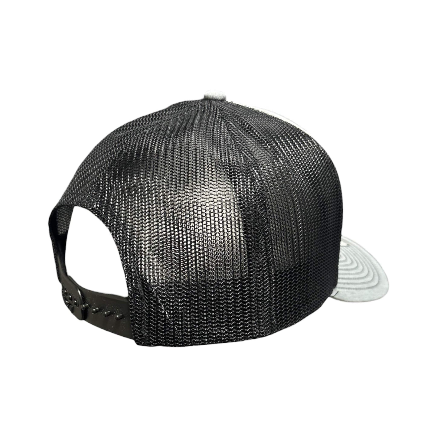 Trucker Hat | Fish Sticks Logo | Richardson 112 | Grey and Black