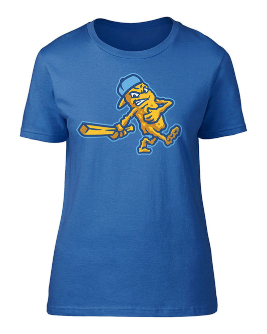 Women's T-Shirt | Fish Sticks Primary Logo | Royal Blue