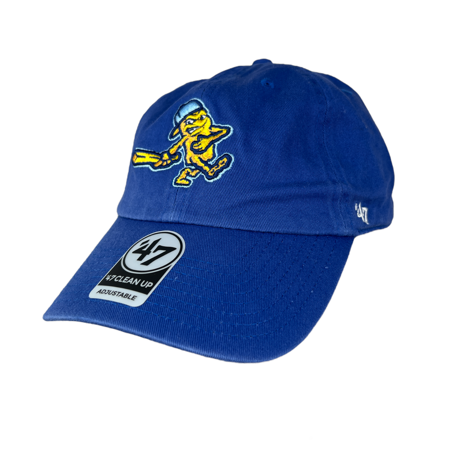47 Brand Clean Up Adjustable Minor League Baseball Dad Hat from the DubSea Fish Sticks